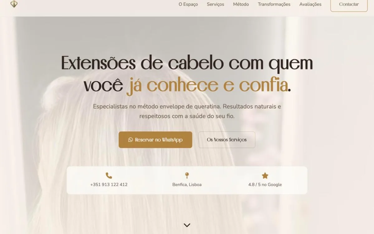 Website Queen Bee Hair